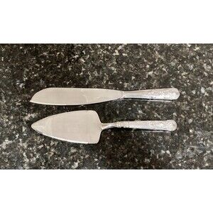 Cake Knife & Server  Stainless 2-Piece Set